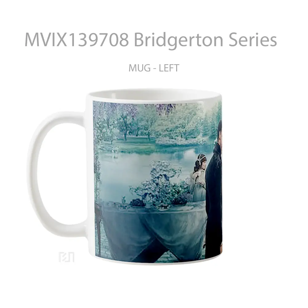 Mug Bridgerton Series Gelas Keramik Unik - All-side / Desain