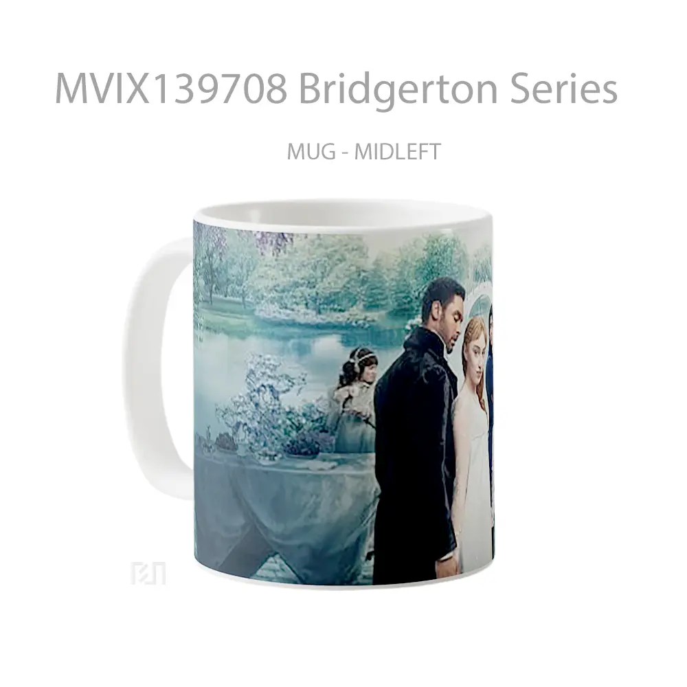 Mug Bridgerton Series Gelas Keramik Unik - All-side / Desain
