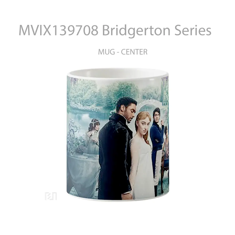 Mug Bridgerton Series Gelas Keramik Unik