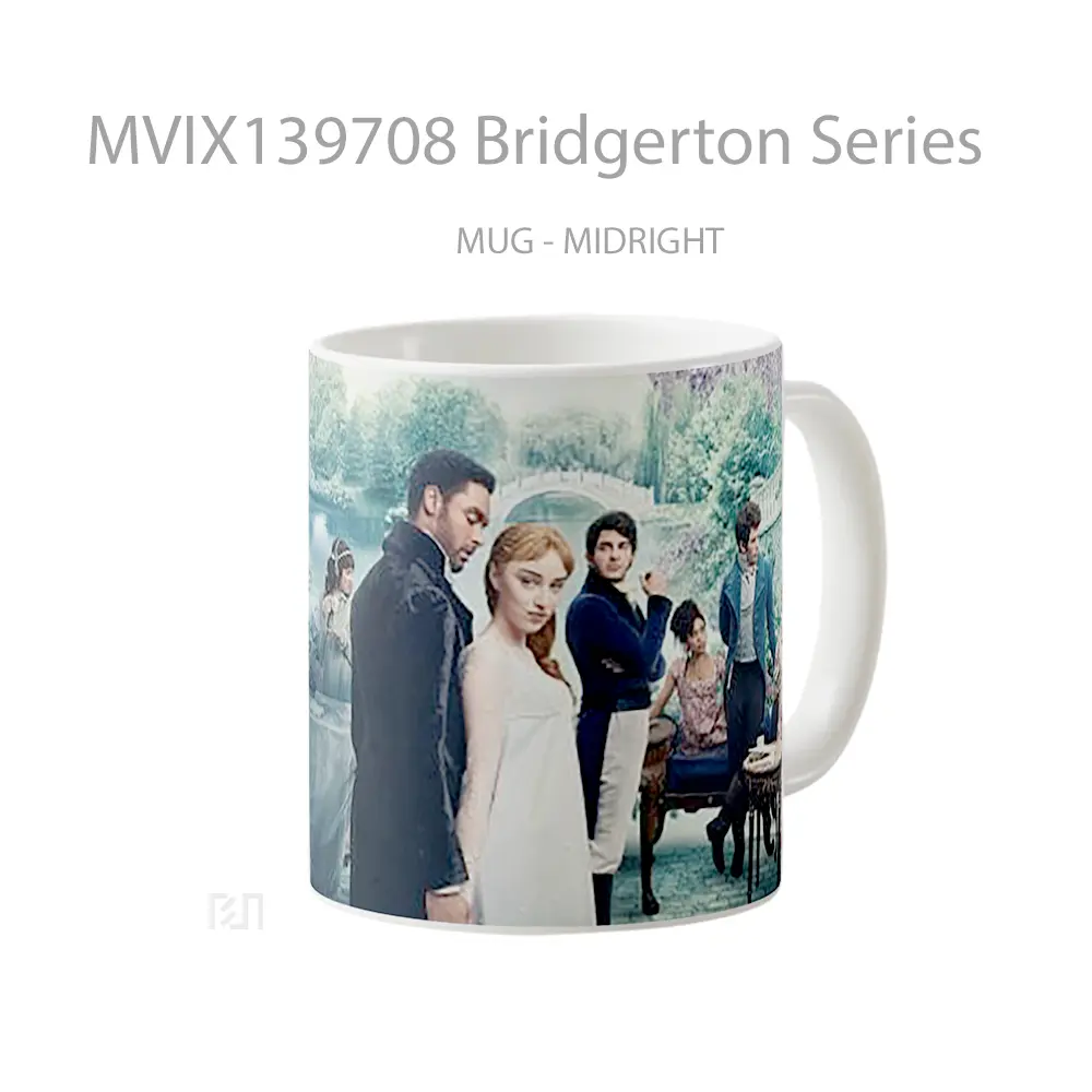 Mug Bridgerton Series Gelas Keramik Unik - All-side / Desain