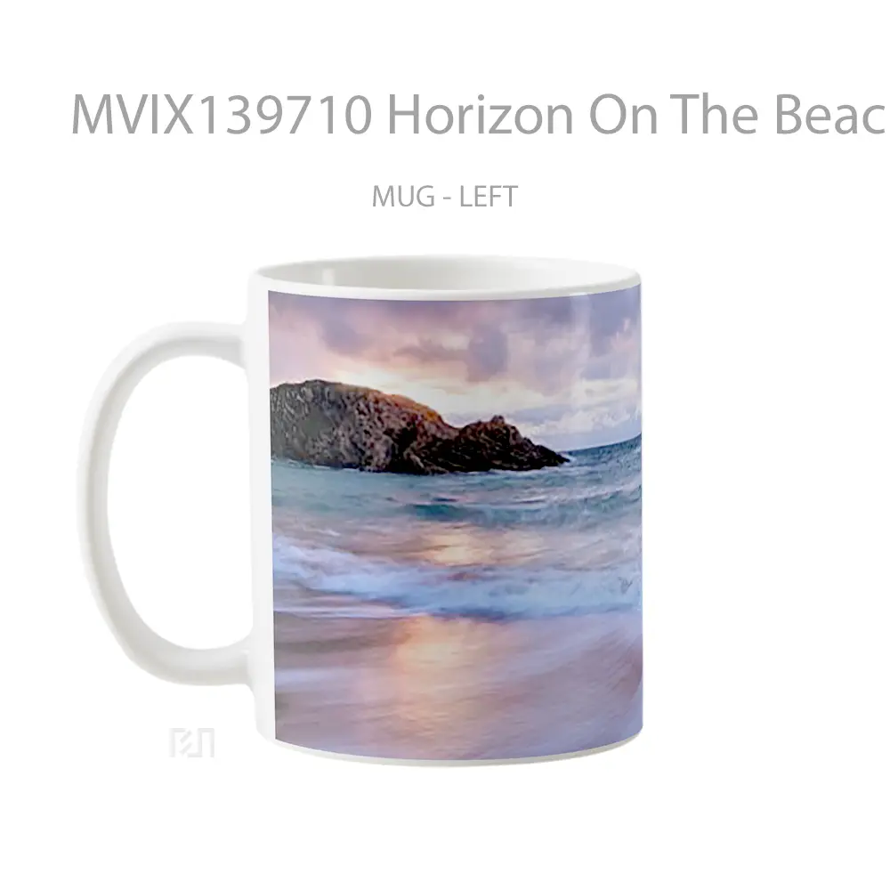 Mug Horizon On The Beach Gelas Pemandangan Alam - All-side / Desain