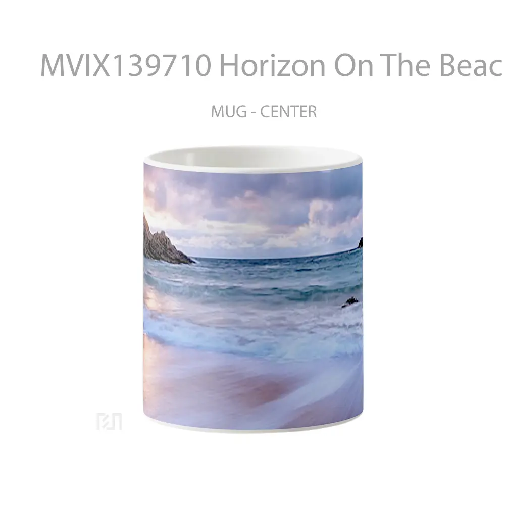 Mug Horizon On The Beach Gelas Pemandangan Alam