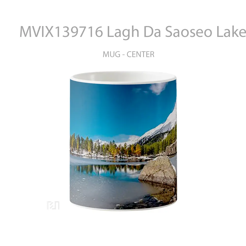 Mug Lagh Da Saoseo Lake In Switzerland Gelas Pemandangan Alam