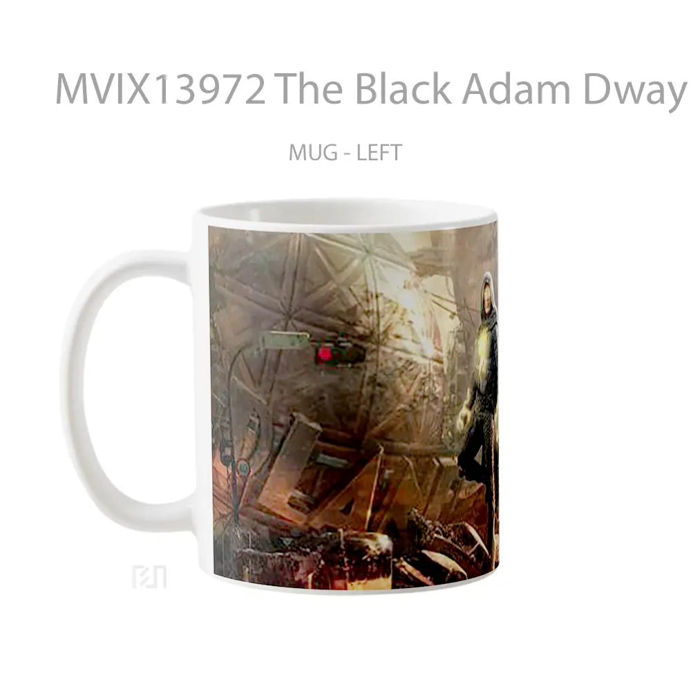 Mug The Black Adam Dwayne Johnson Gelas Keramik Unik - All-side / Desain