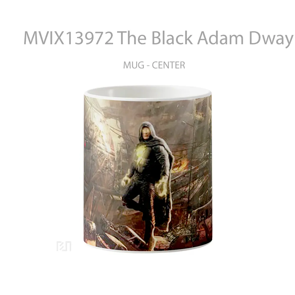 Mug The Black Adam Dwayne Johnson Gelas Keramik Unik