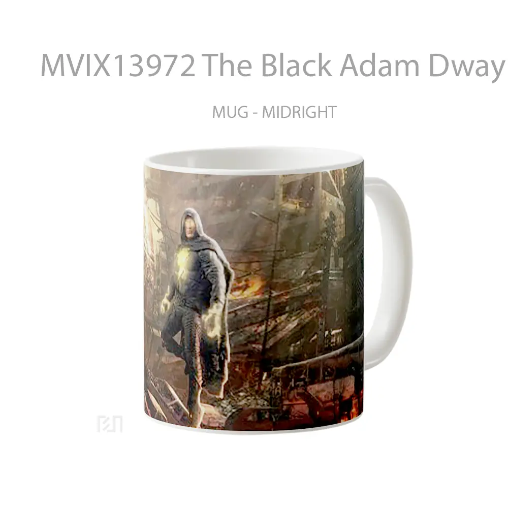 Mug The Black Adam Dwayne Johnson Gelas Keramik Unik - All-side / Desain