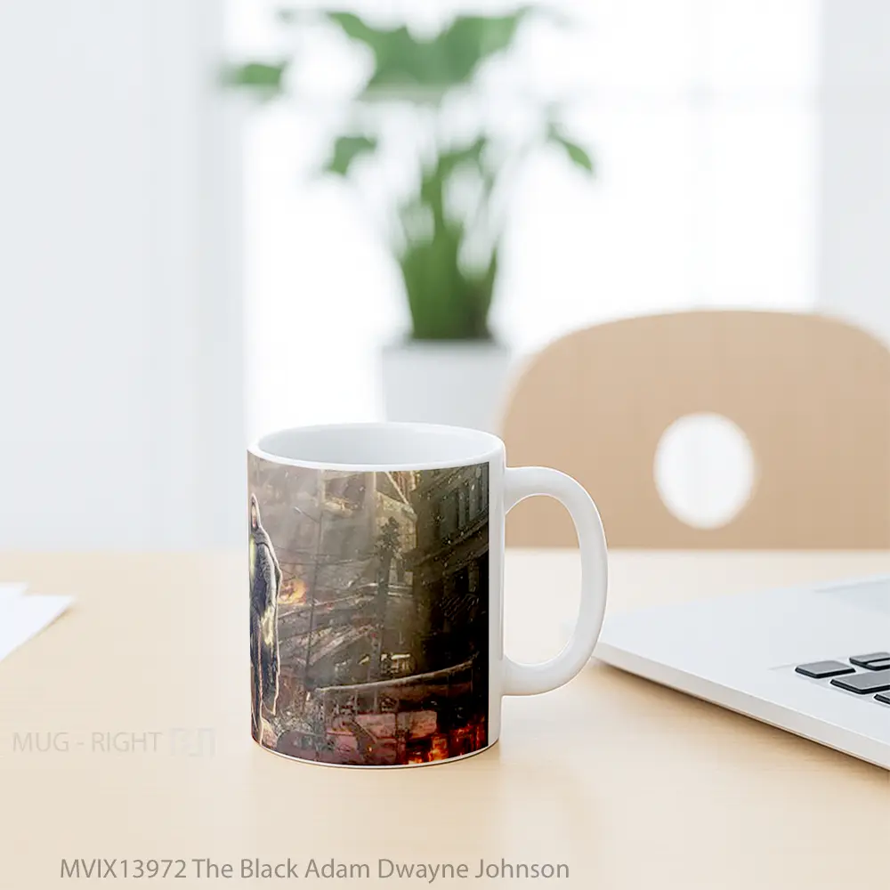Mug The Black Adam Dwayne Johnson Gelas Keramik Unik - All-side / Desain