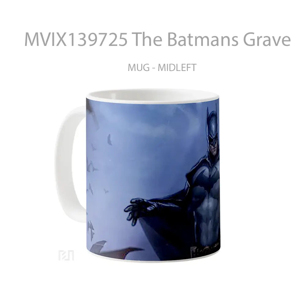 Mug The Batmans Grave Gelas Keramik Unik - All-side / Desain