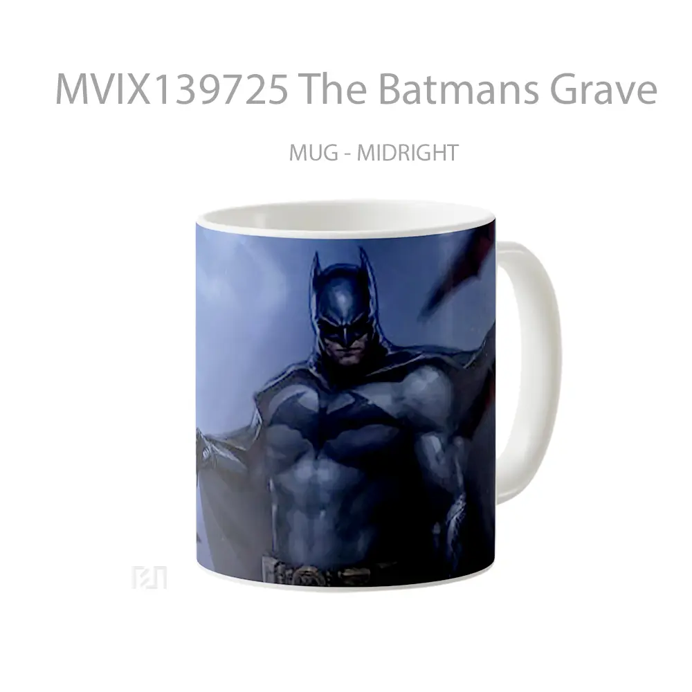 Mug The Batmans Grave Gelas Keramik Unik - All-side / Desain