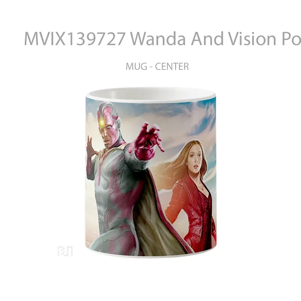 Mug Wanda And Vision Poster 2021 Gelas Superhero