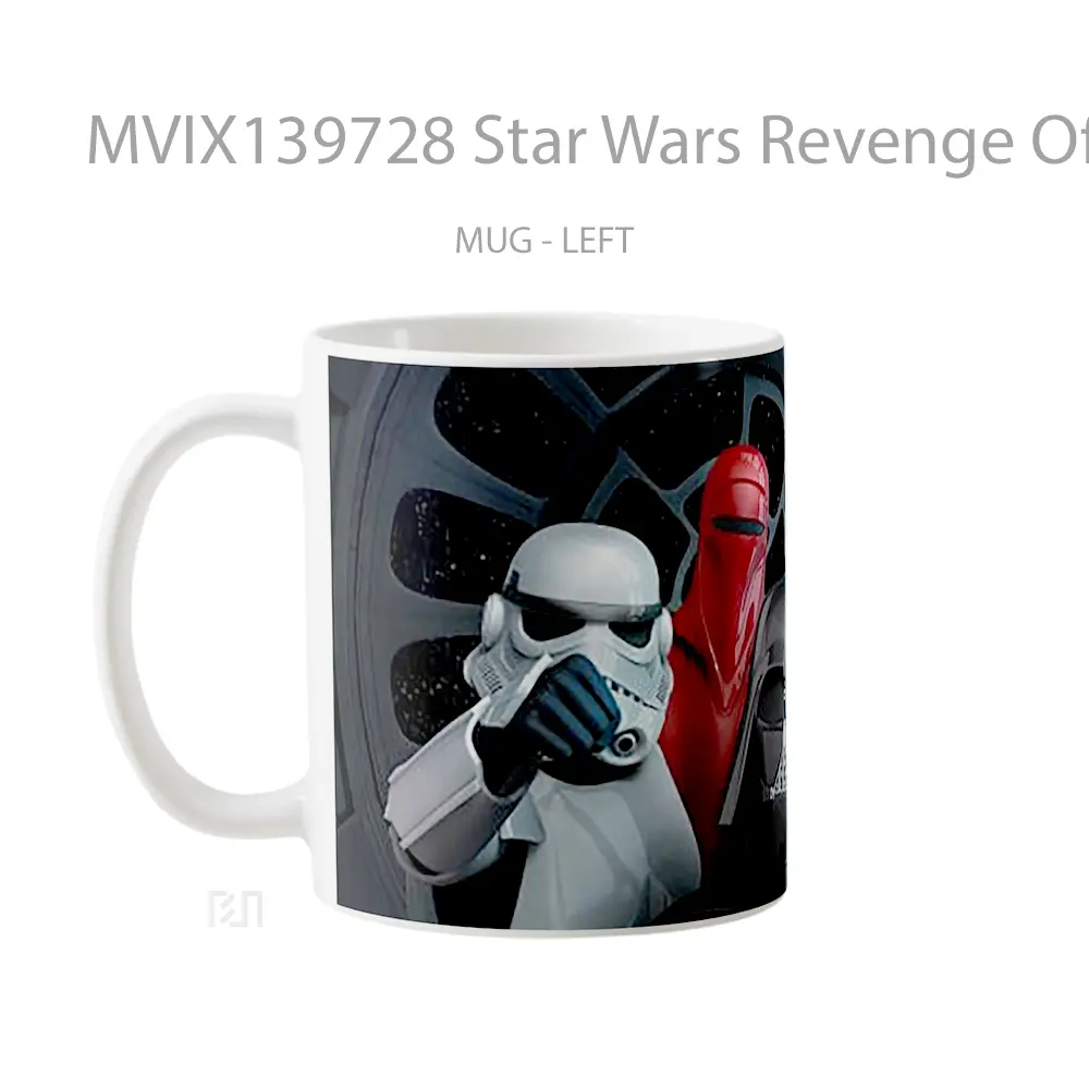 Mug Star Wars Revenge Of The 5Th Selfie Gelas Star Wars - All-side / Desain