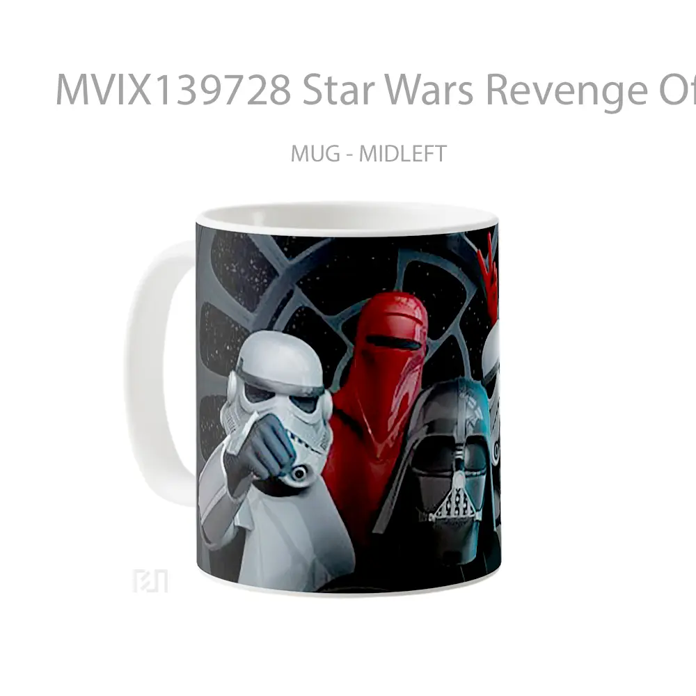Mug Star Wars Revenge Of The 5Th Selfie Gelas Star Wars - All-side / Desain