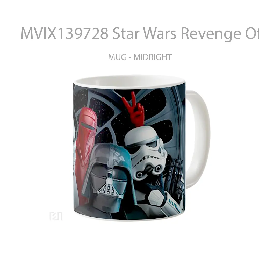 Mug Star Wars Revenge Of The 5Th Selfie Gelas Star Wars - All-side / Desain