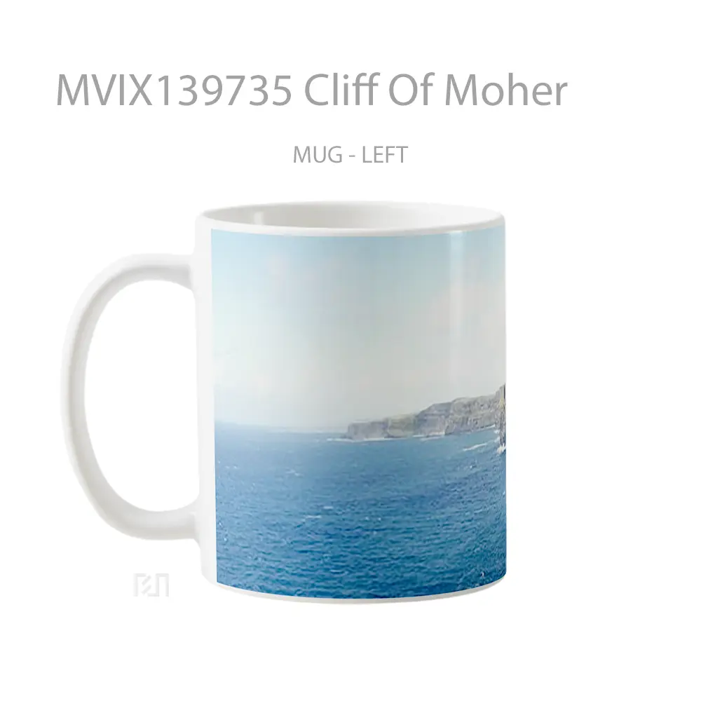 Mug Cliff Of Moher Gelas Keramik Unik - All-side / Desain