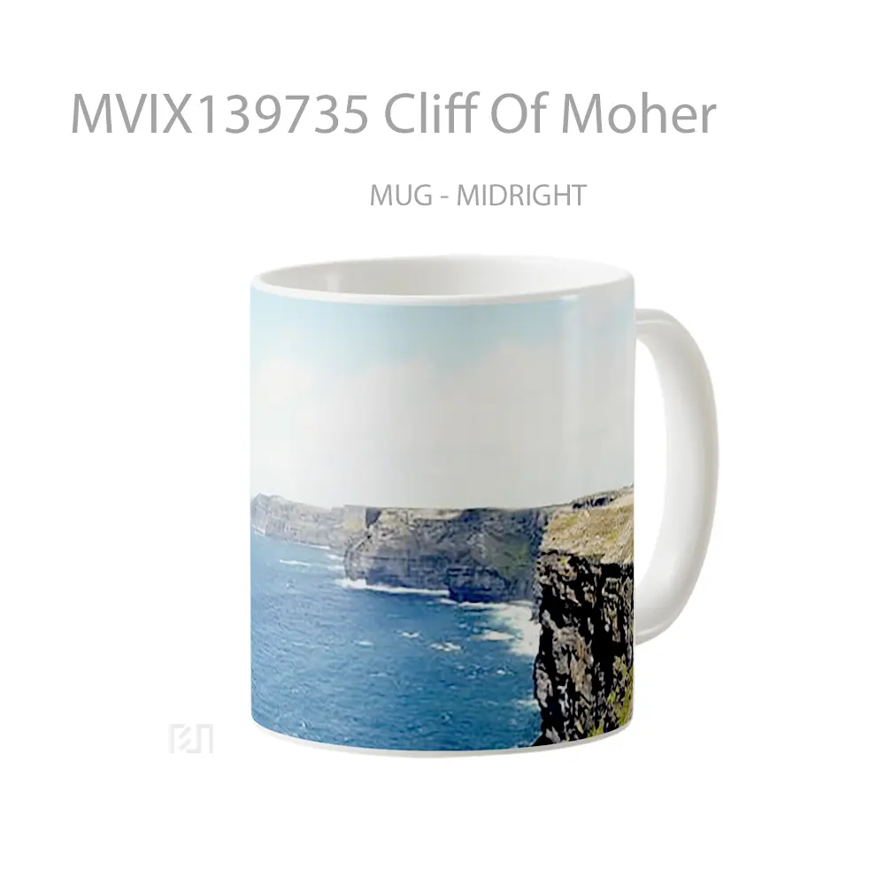 Mug Cliff Of Moher Gelas Keramik Unik - All-side / Desain