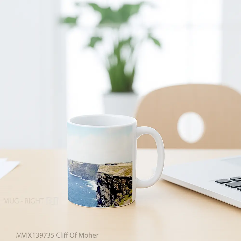 Mug Cliff Of Moher Gelas Keramik Unik - All-side / Desain