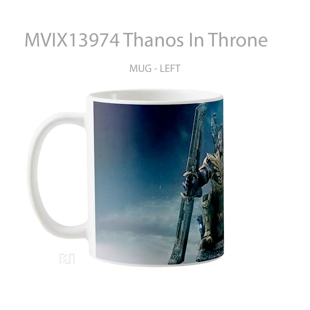 Mug Thanos In Throne Gelas Keramik Unik - All-side / Desain