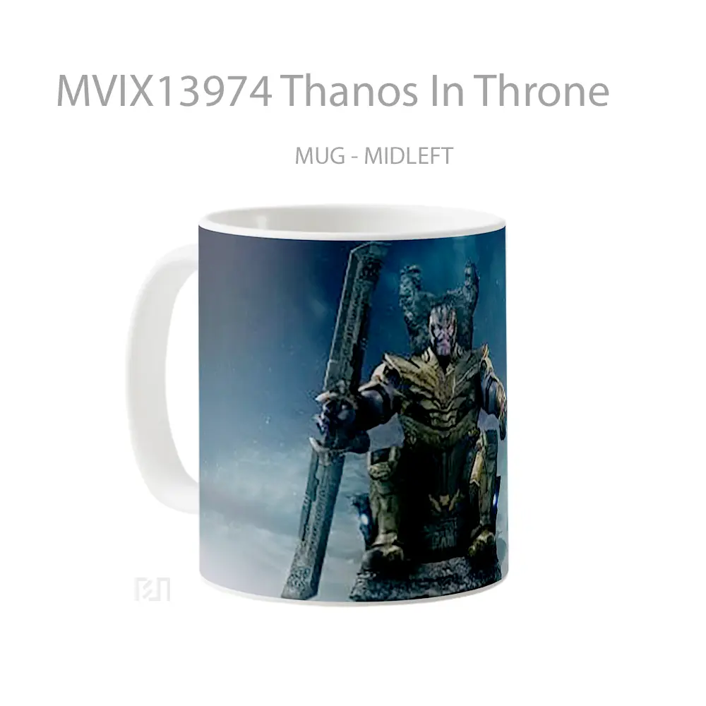 Mug Thanos In Throne Gelas Keramik Unik - All-side / Desain