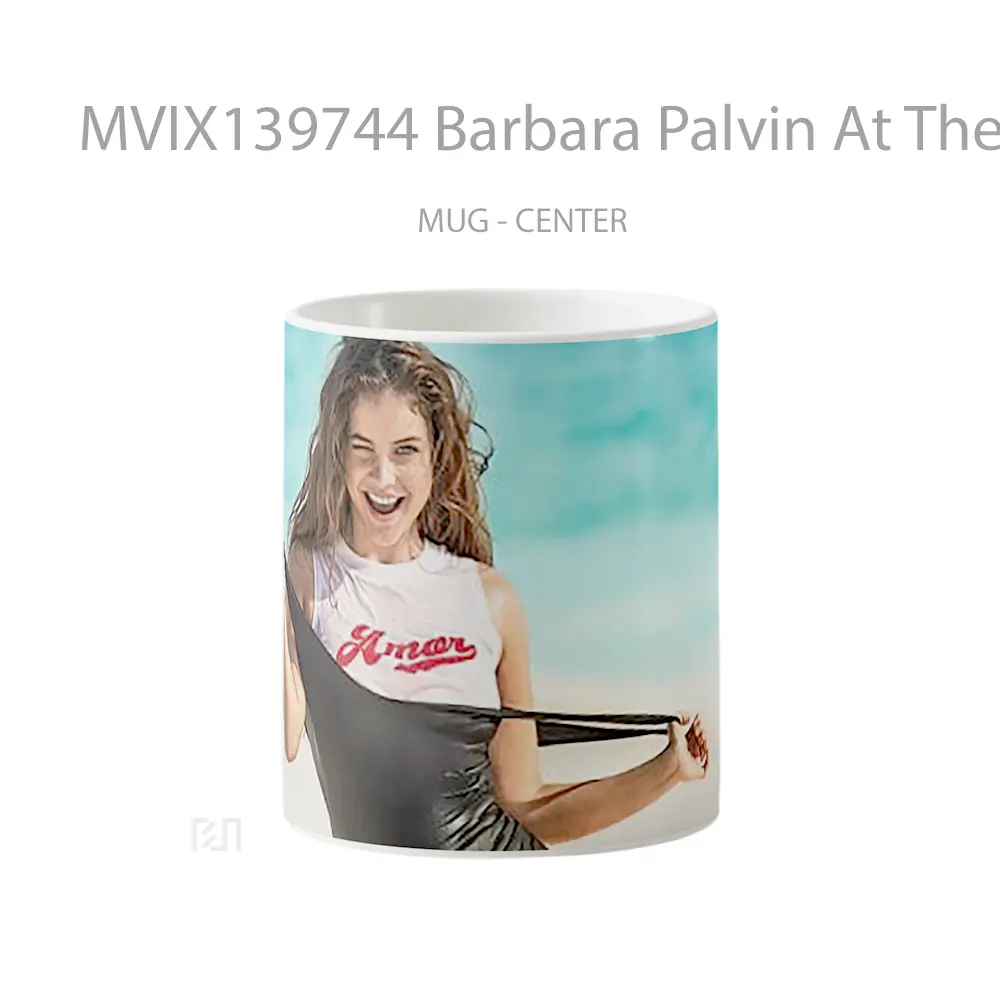 Mug Barbara Palvin At The Beach Gelas Pemandangan Alam