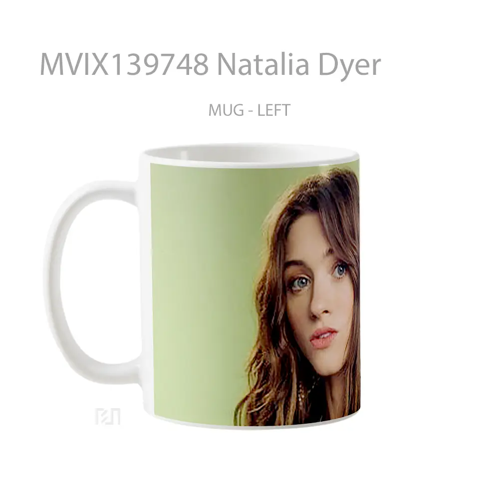 Mug Natalia Dyer Gelas Keramik Unik - All-side / Desain