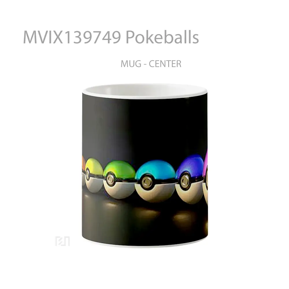 Mug Pokeballs Gelas Keramik Unik