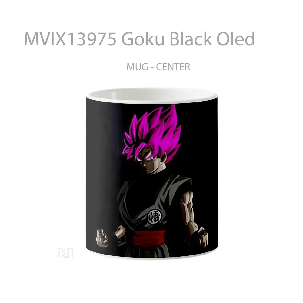 Mug Goku Black Oled Cangkir Anime