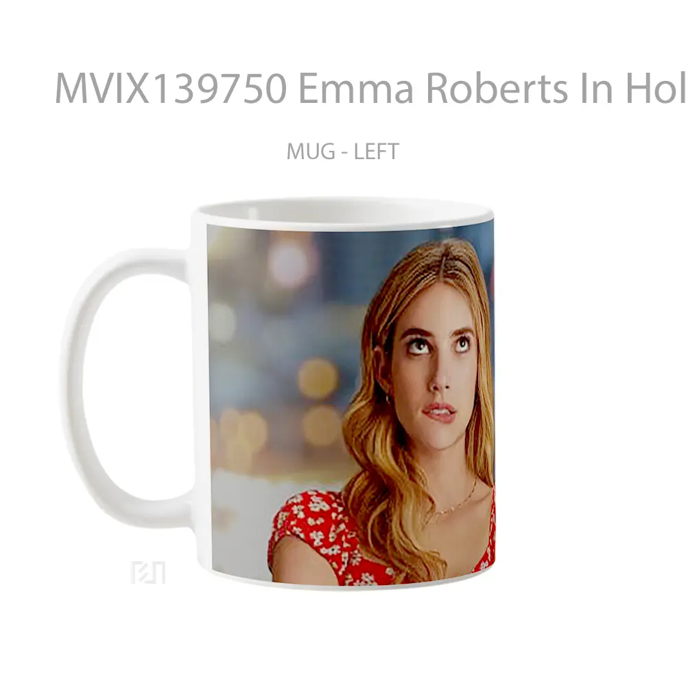 Mug Emma Roberts In Holidate Gelas Keramik Unik - All-side / Desain