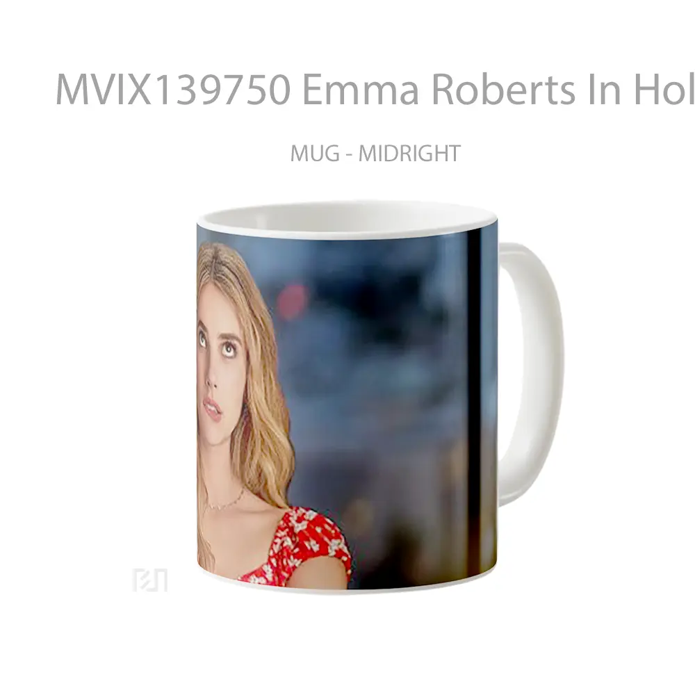 Mug Emma Roberts In Holidate Gelas Keramik Unik - All-side / Desain