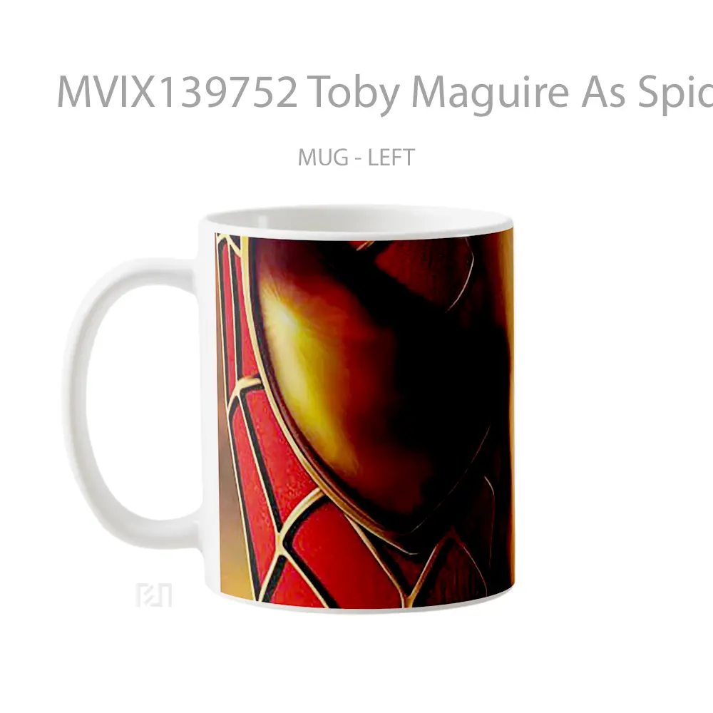Mug Toby Maguire As Spiderman Gelas Superhero - All-side / Desain