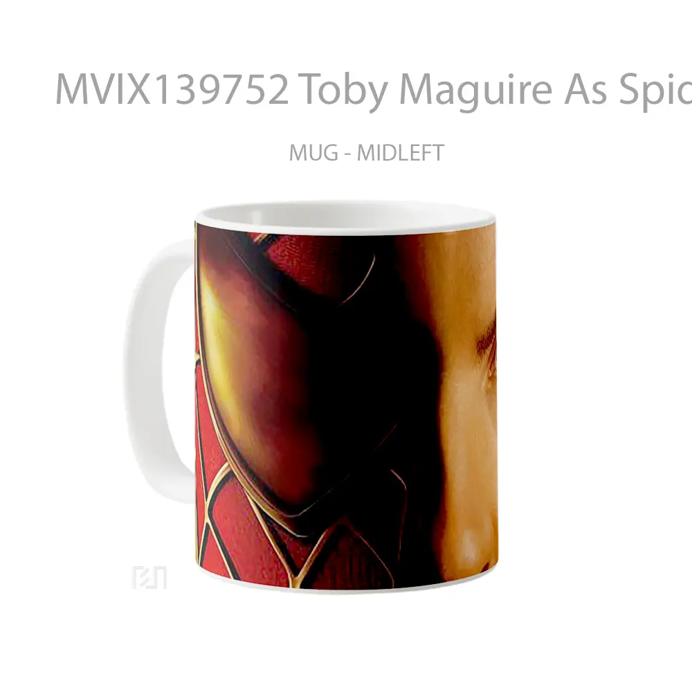 Mug Toby Maguire As Spiderman Gelas Superhero - All-side / Desain