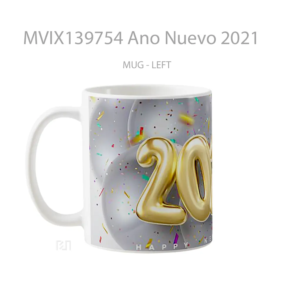 Mug Ano Nuevo 2021 Gelas Keramik Unik - All-side / Desain
