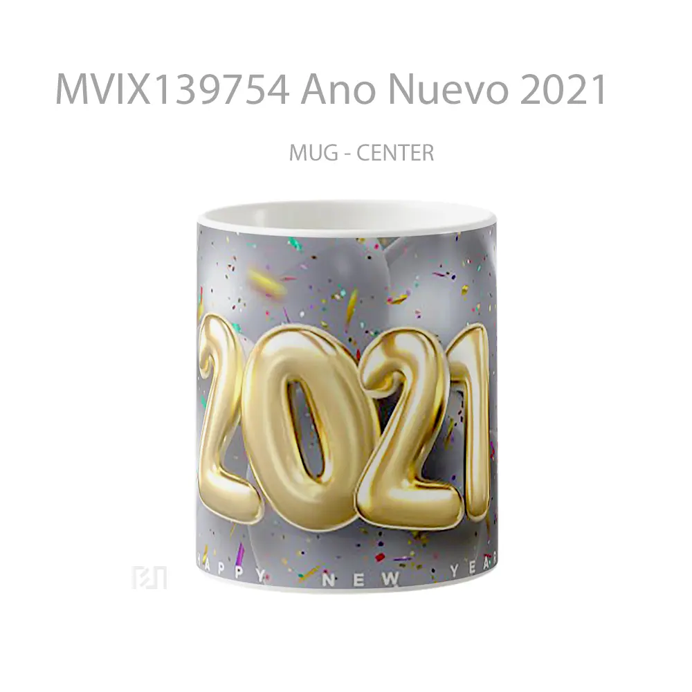 Mug Ano Nuevo 2021 Gelas Keramik Unik