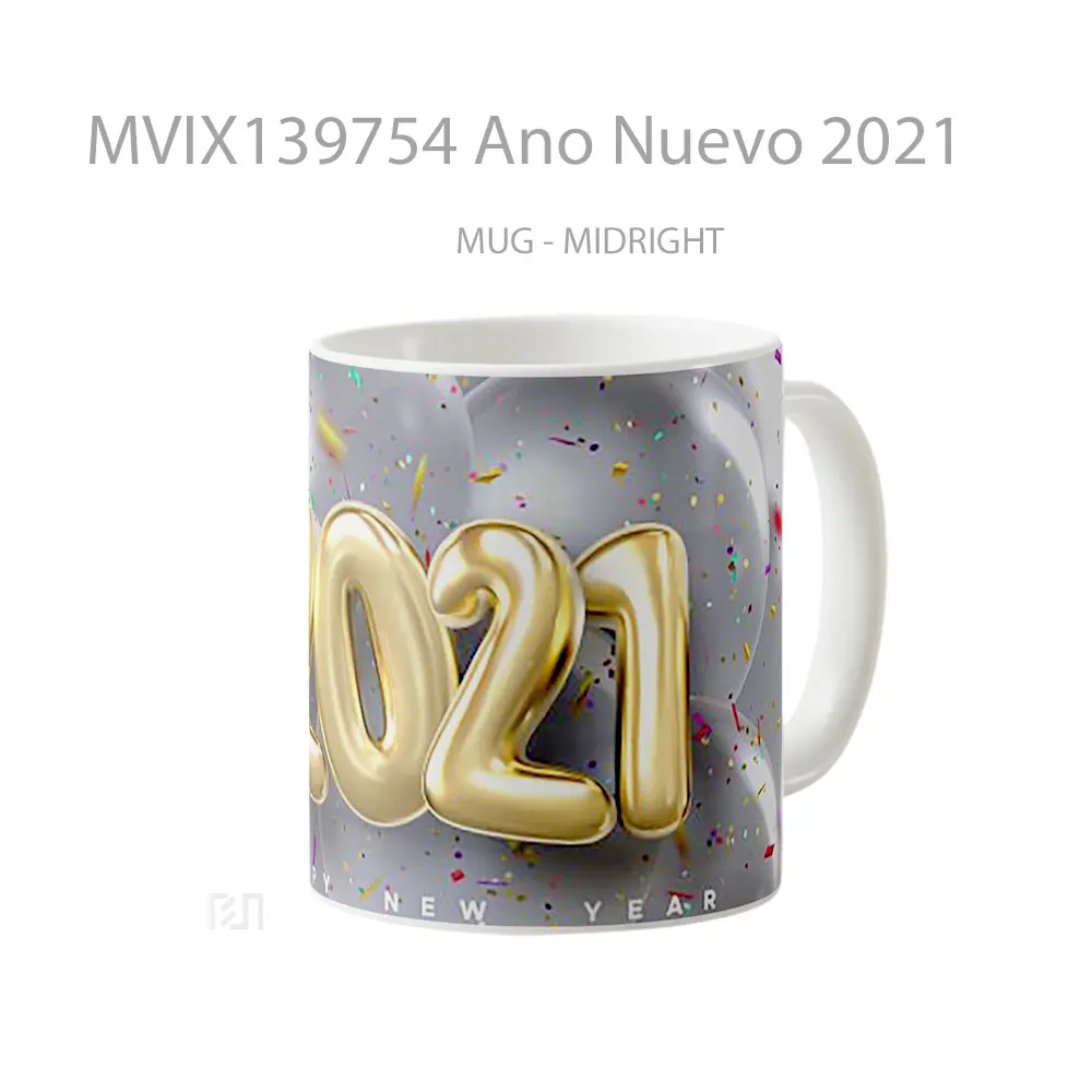 Mug Ano Nuevo 2021 Gelas Keramik Unik - All-side / Desain