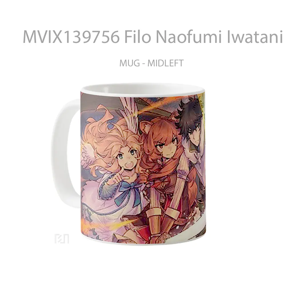 Mug Filo Naofumi Iwatani From The Rising Of The Shield Hero Gelas Keramik Unik - All-side / Desain