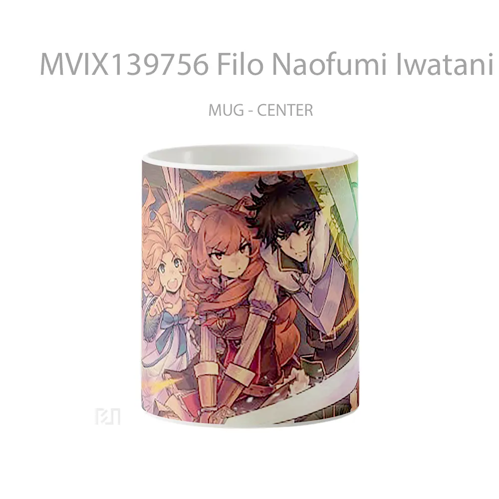 Mug Filo Naofumi Iwatani From The Rising Of The Shield Hero Gelas Keramik Unik