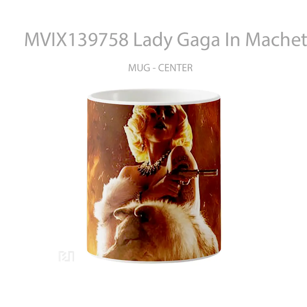 Mug Lady Gaga In Machete Kills Gelas Selebriti