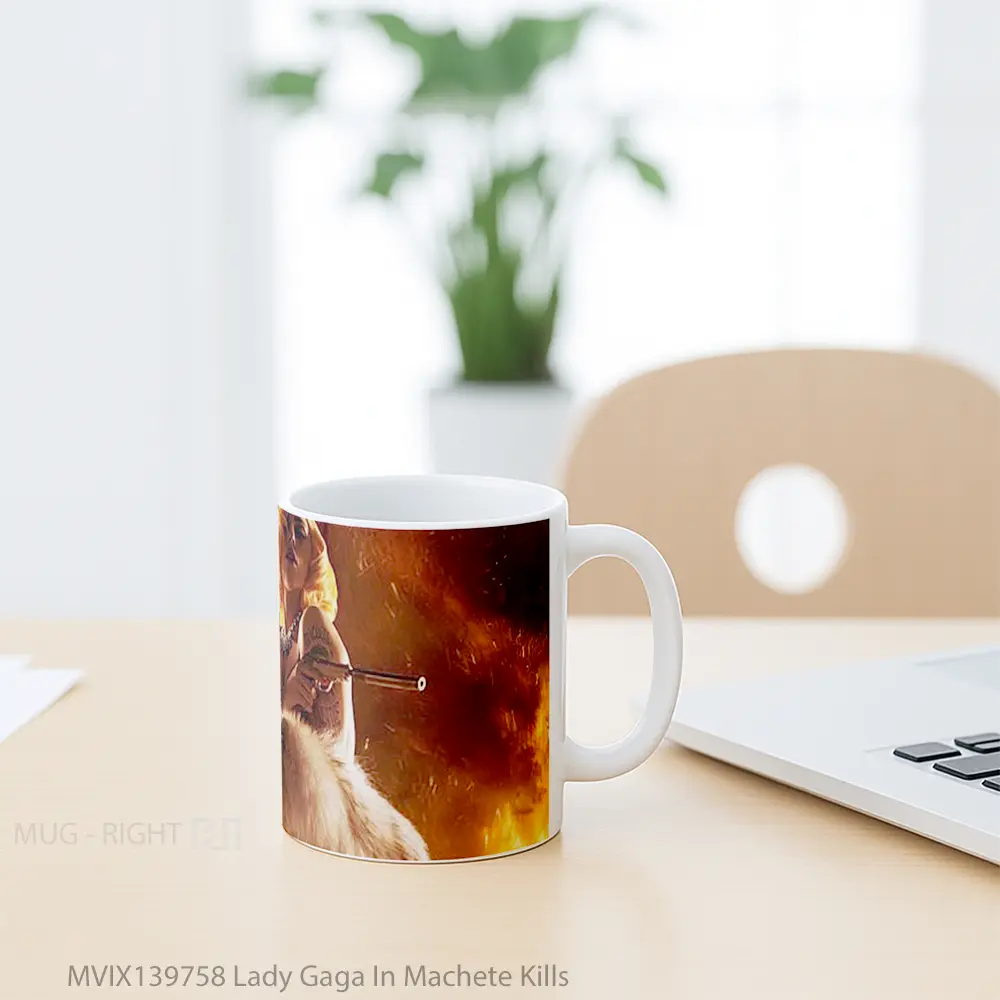 Mug Lady Gaga In Machete Kills Gelas Selebriti - All-side / Desain