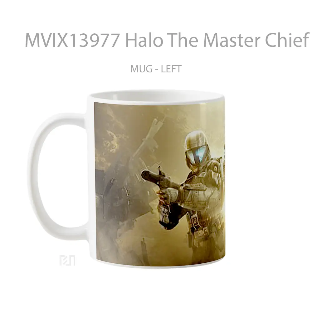 Mug Halo The Master Chief Collection Season 3 Cangkir Gamer - All-side / Desain
