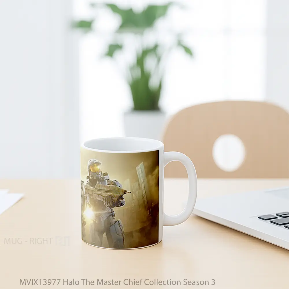Mug Halo The Master Chief Collection Season 3 Cangkir Gamer - All-side / Desain