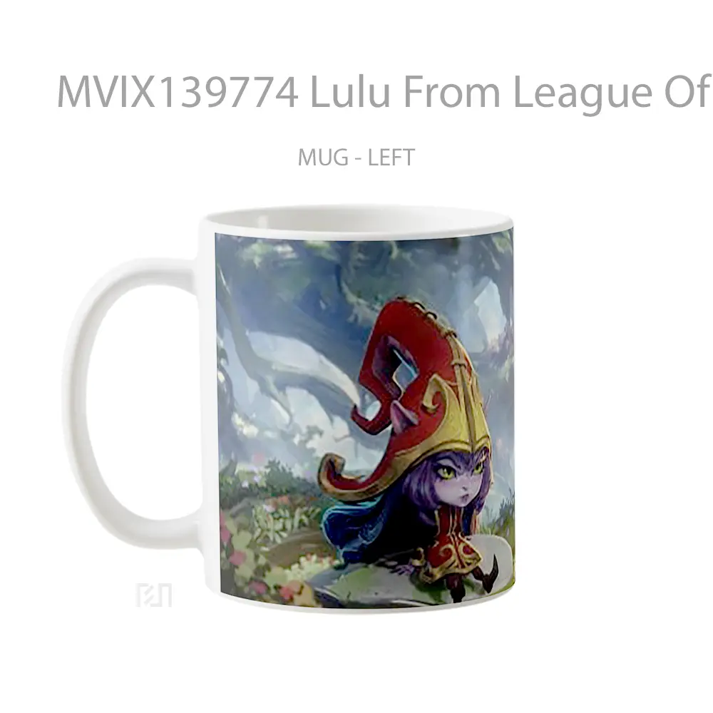 Mug Lulu From League Of Legends Cangkir Gamer - All-side / Desain