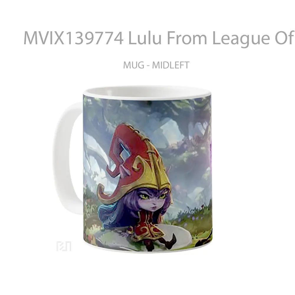 Mug Lulu From League Of Legends Cangkir Gamer - All-side / Desain