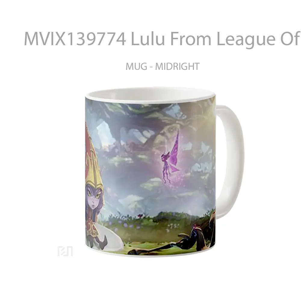 Mug Lulu From League Of Legends Cangkir Gamer - All-side / Desain