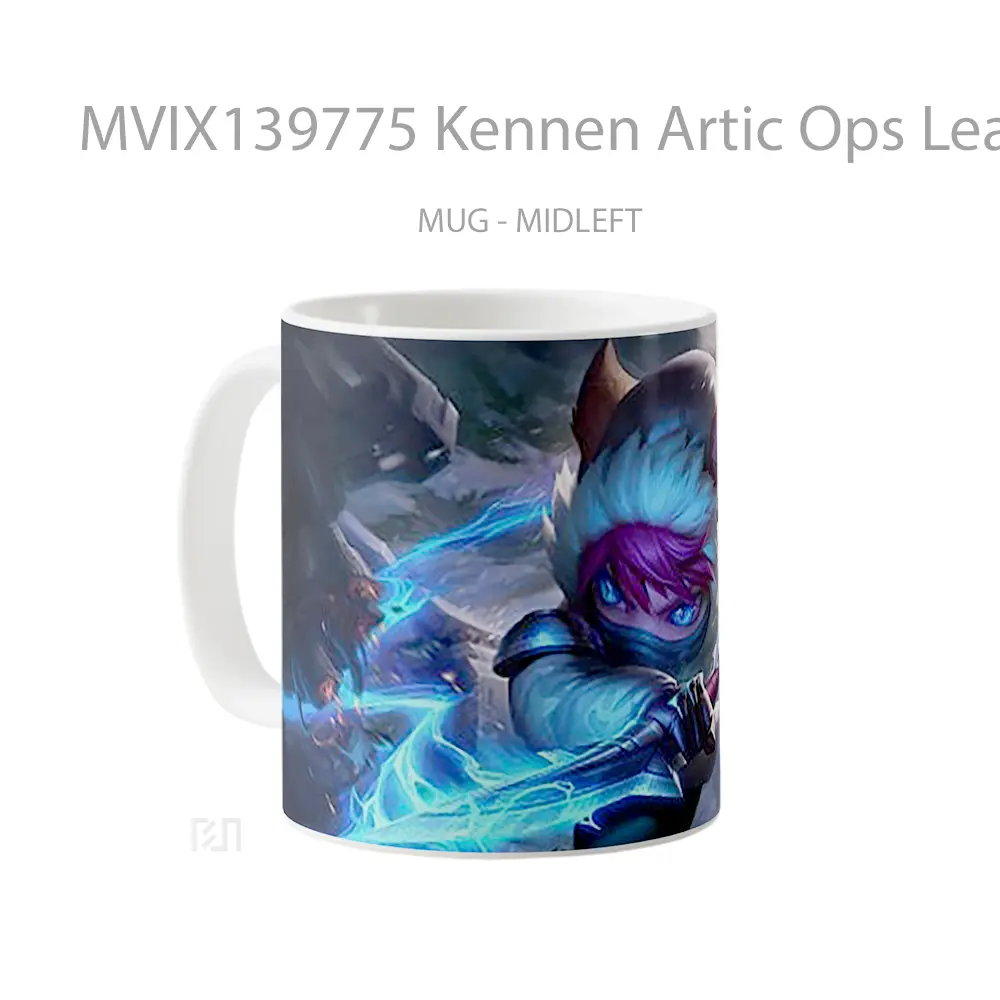 Mug Kennen Artic Ops League Of Legends Cangkir Gamer - All-side / Desain