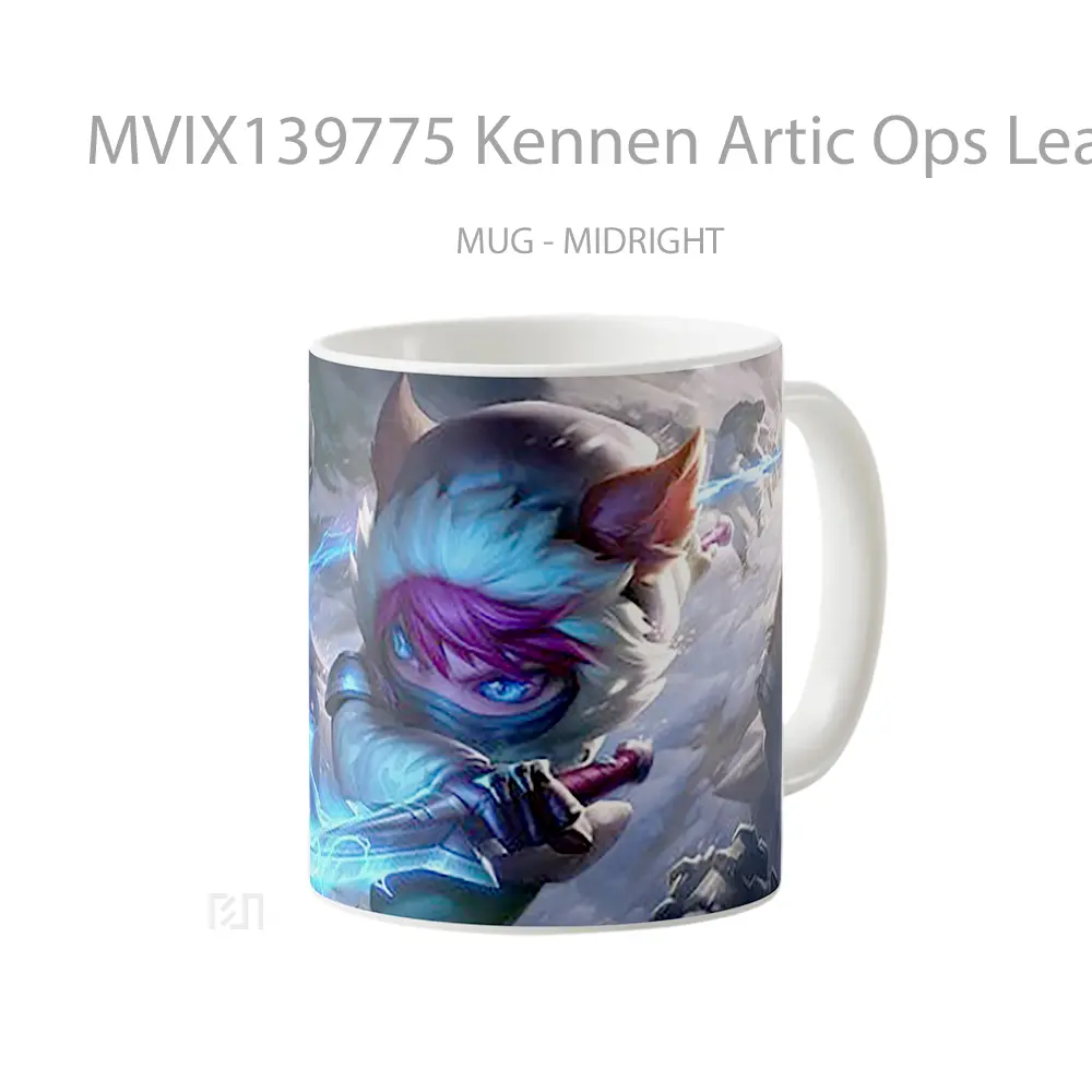 Mug Kennen Artic Ops League Of Legends Cangkir Gamer - All-side / Desain