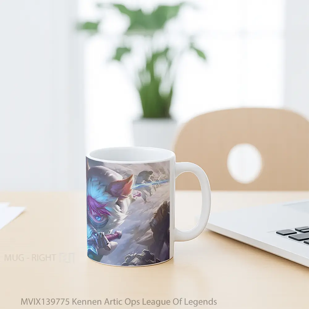 Mug Kennen Artic Ops League Of Legends Cangkir Gamer - All-side / Desain