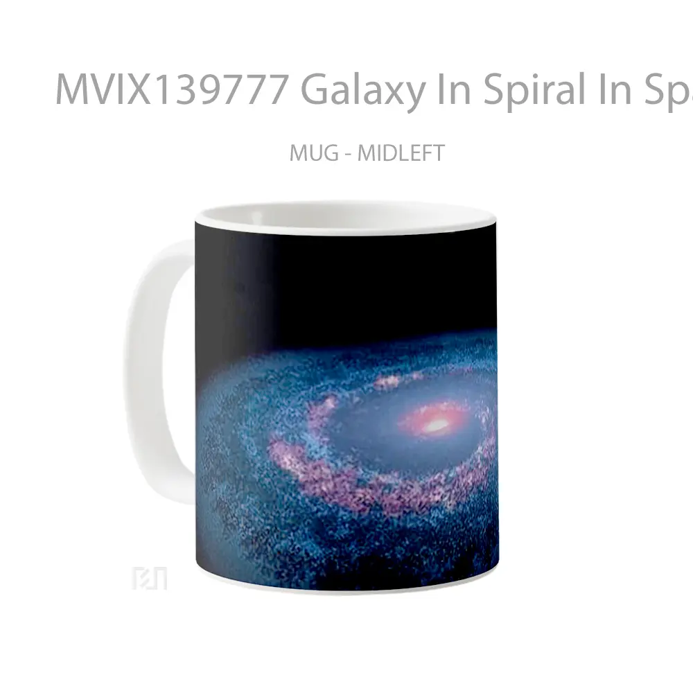 Mug Galaxy In Spiral In Space Gelas Astronomi - All-side / Desain