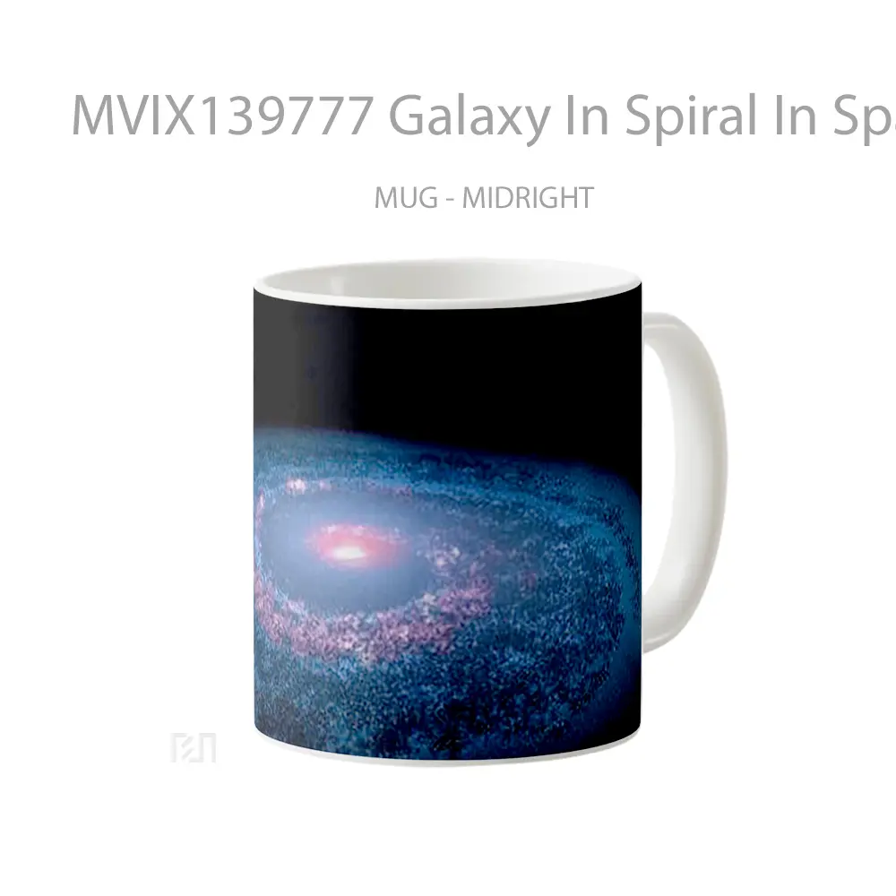 Mug Galaxy In Spiral In Space Gelas Astronomi - All-side / Desain