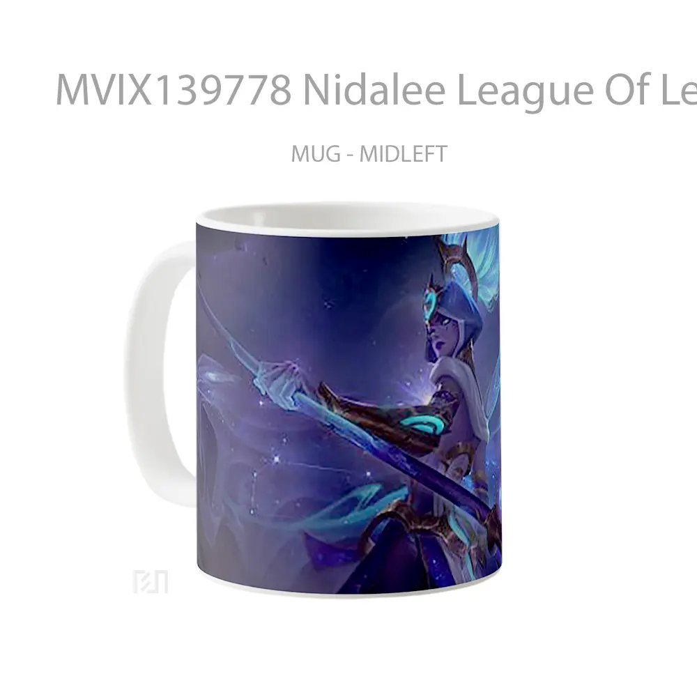 Mug Nidalee League Of Legends Cangkir Gamer - All-side / Desain