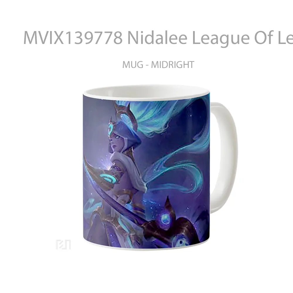 Mug Nidalee League Of Legends Cangkir Gamer - All-side / Desain