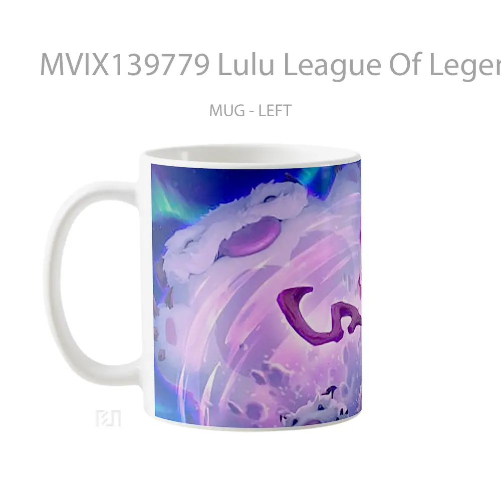 Mug Lulu League Of Legends Wild Rift Cangkir Gamer - All-side / Desain
